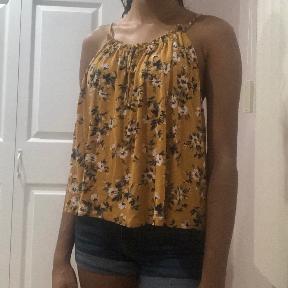 Floral tank top